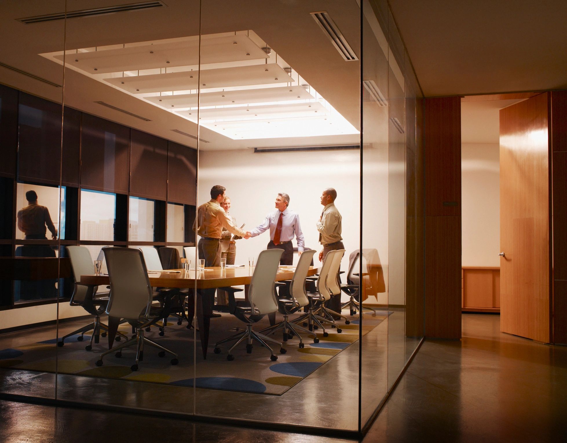 business team meeting boardroom